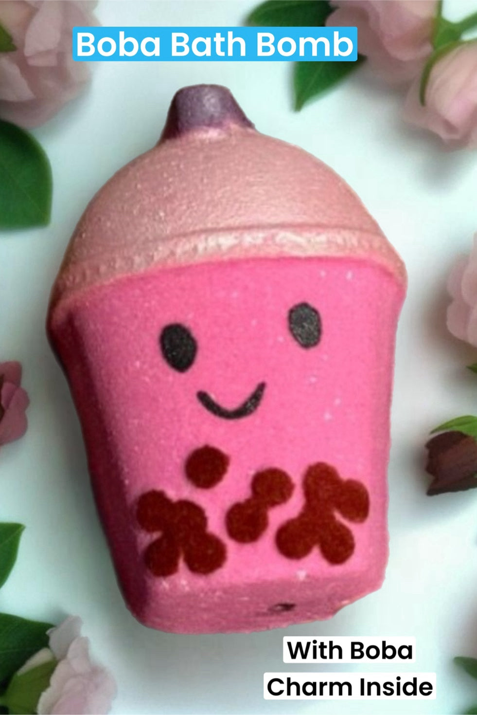 Boba Bath Bomb with Charm Inside