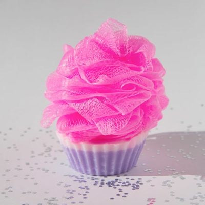 Loofah Cupcake Soap